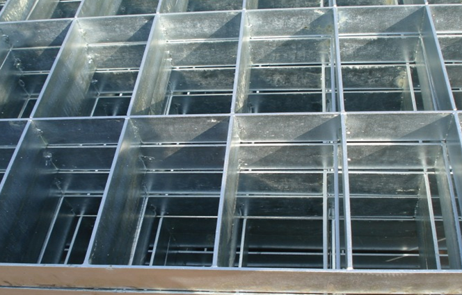 Press-Locked Steel Grating